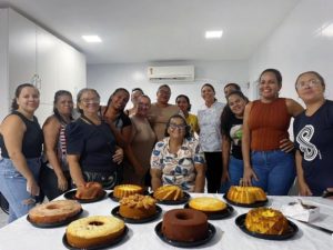 Formação em Bolos Caseirinhos abre novos caminhos de renda para beneficiárias do PDP